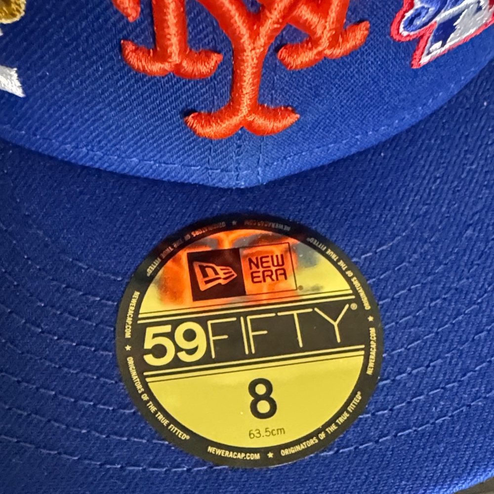 New Era New York Mets World Series 1986 Fitted Cap Mens size 8 - Picture 7 of 9